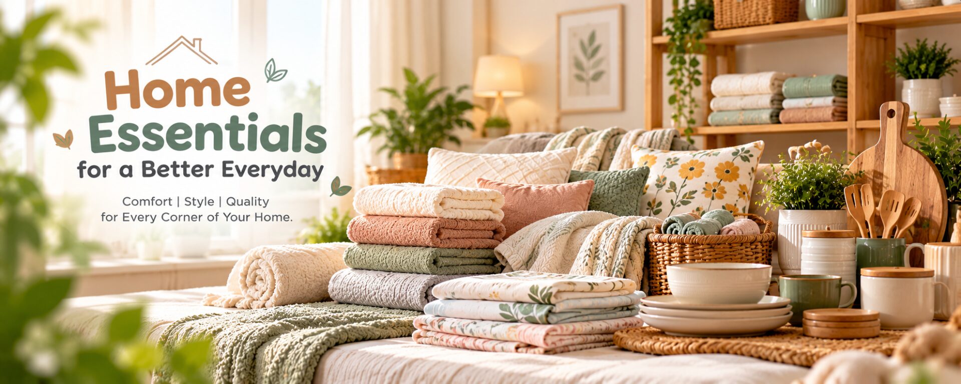 Home Essentials for a Better Everyday - comfort, style and quality for every corner of your home